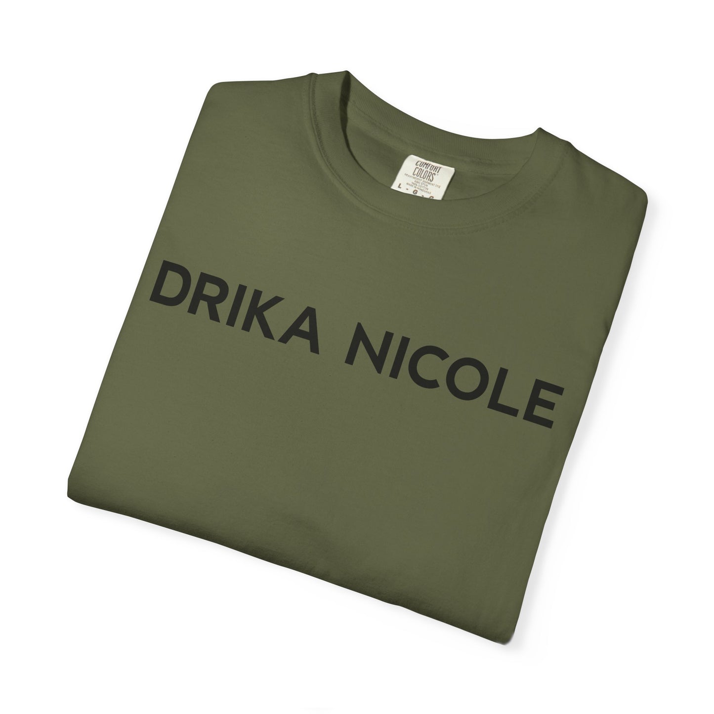 DRIKA NICOLE Signature Logo Cotton T-Shirt