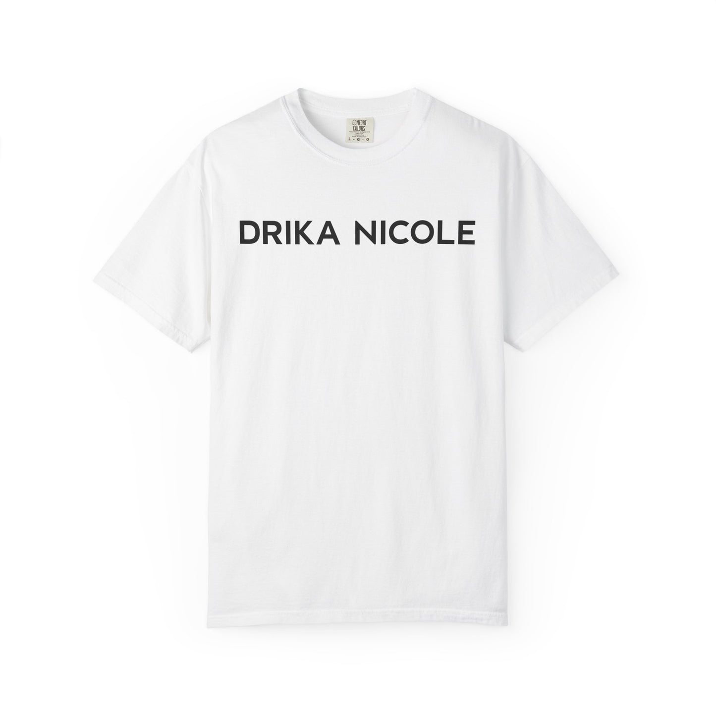 DRIKA NICOLE Signature Logo Cotton T-Shirt