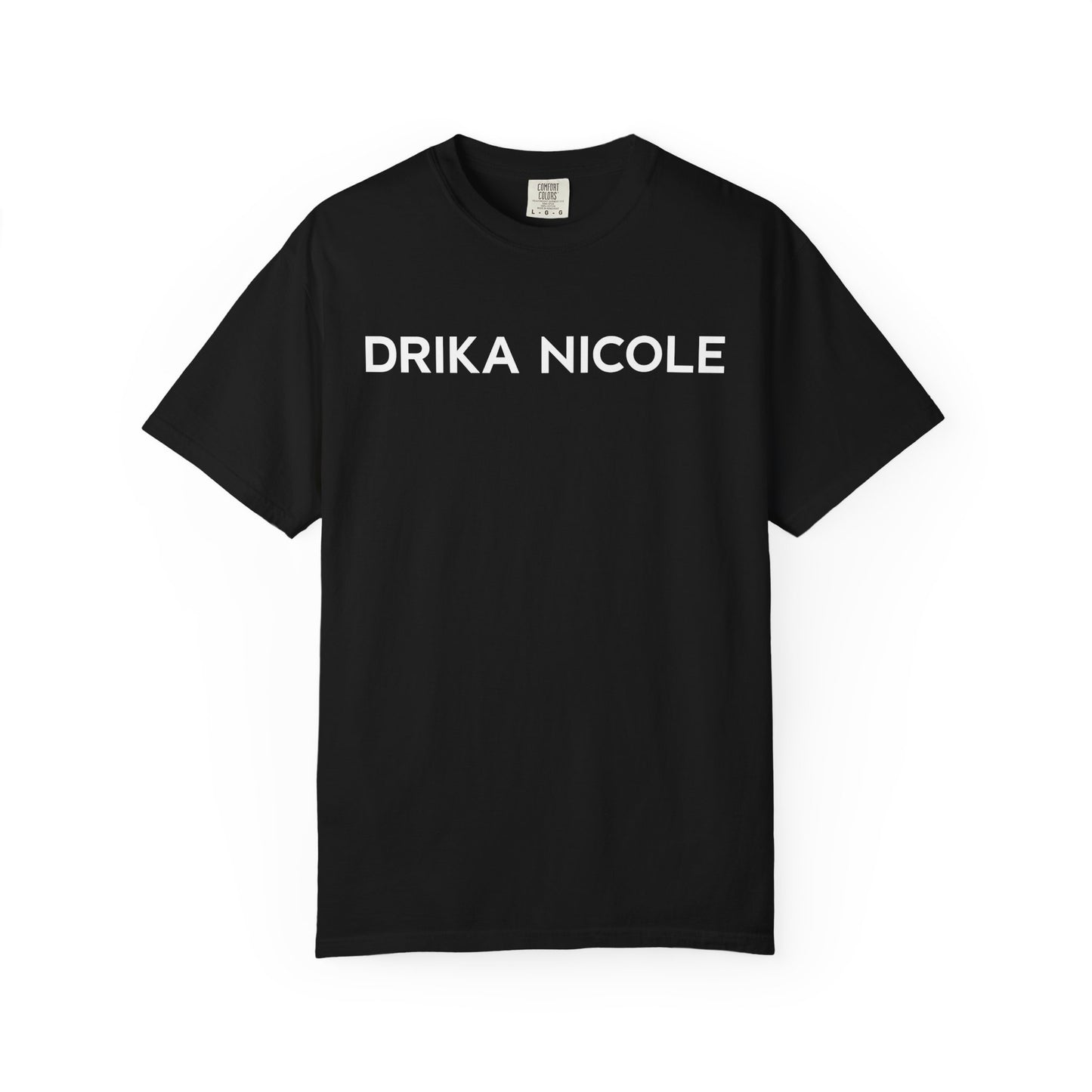 DRIKA NICOLE Signature Logo Cotton T-Shirt