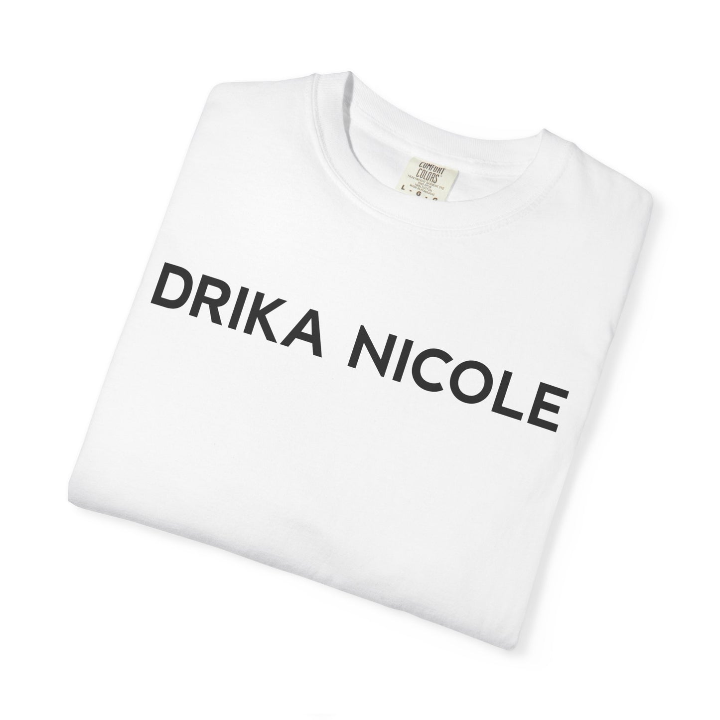 DRIKA NICOLE Signature Logo Cotton T-Shirt