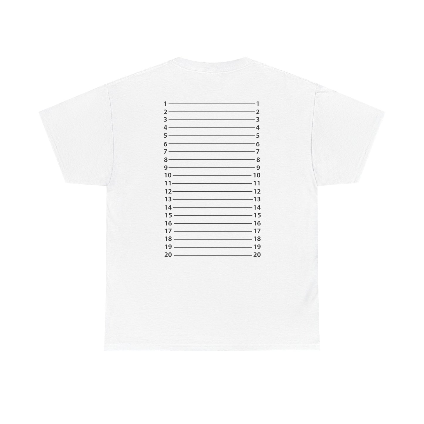 DN TRACK YOUR GROWTH TEE
