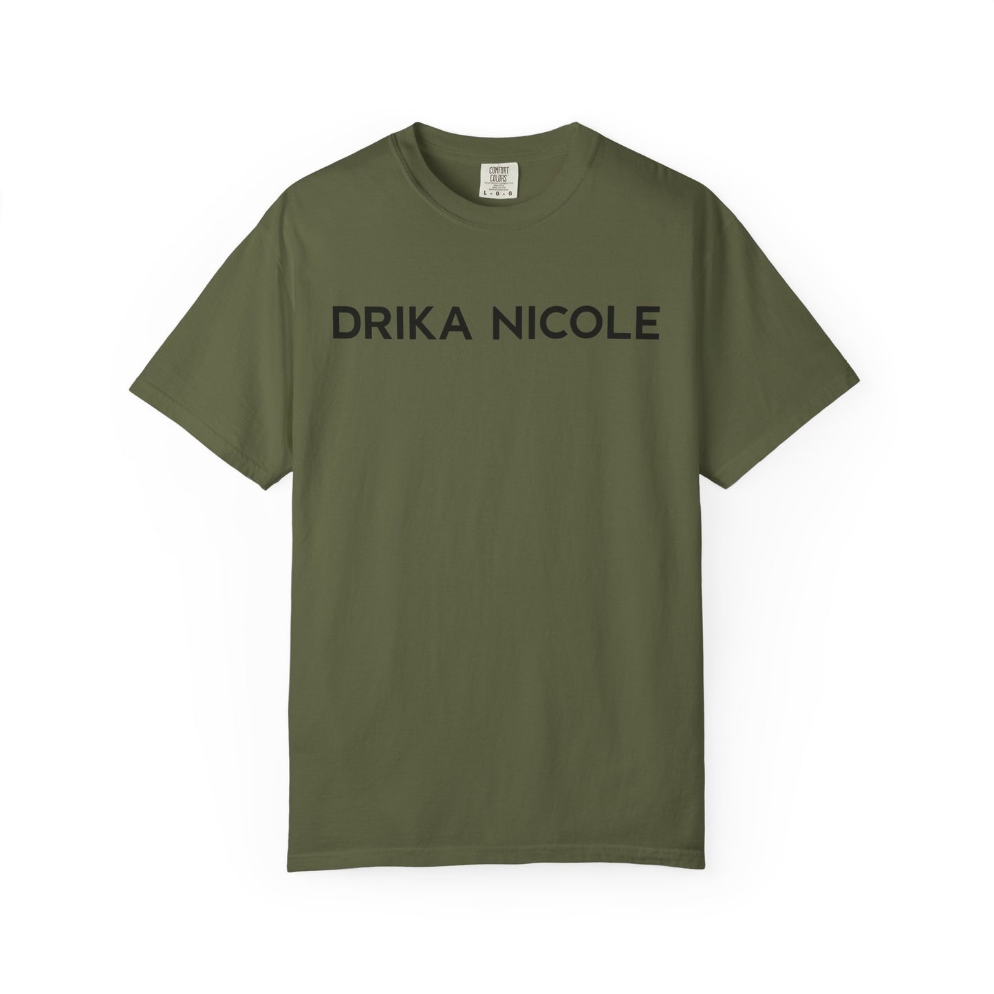 DRIKA NICOLE Signature Logo Cotton T-Shirt