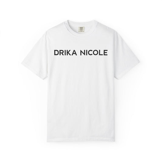 DRIKA NICOLE Signature Logo Cotton T-Shirt