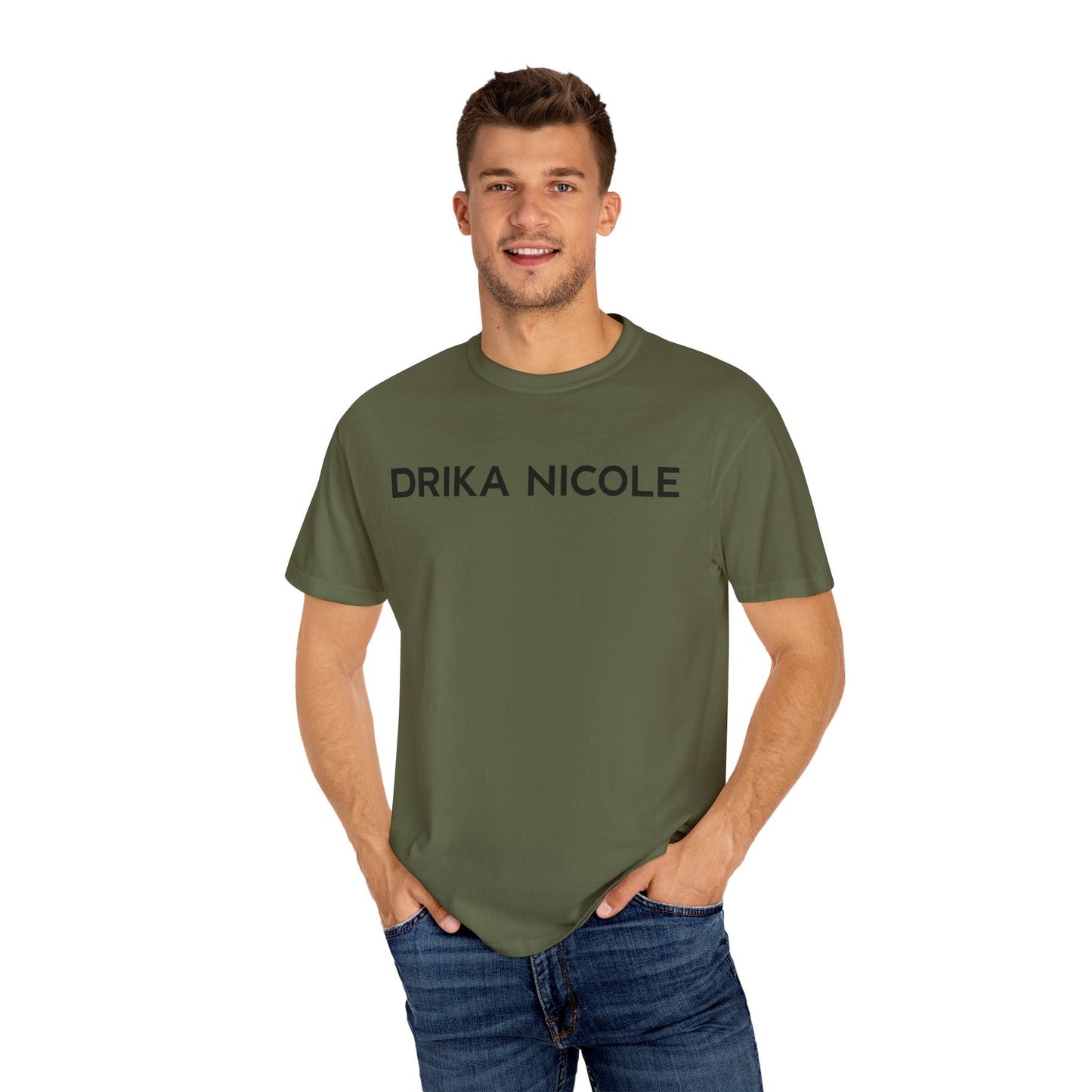 DRIKA NICOLE Signature Logo Cotton T-Shirt