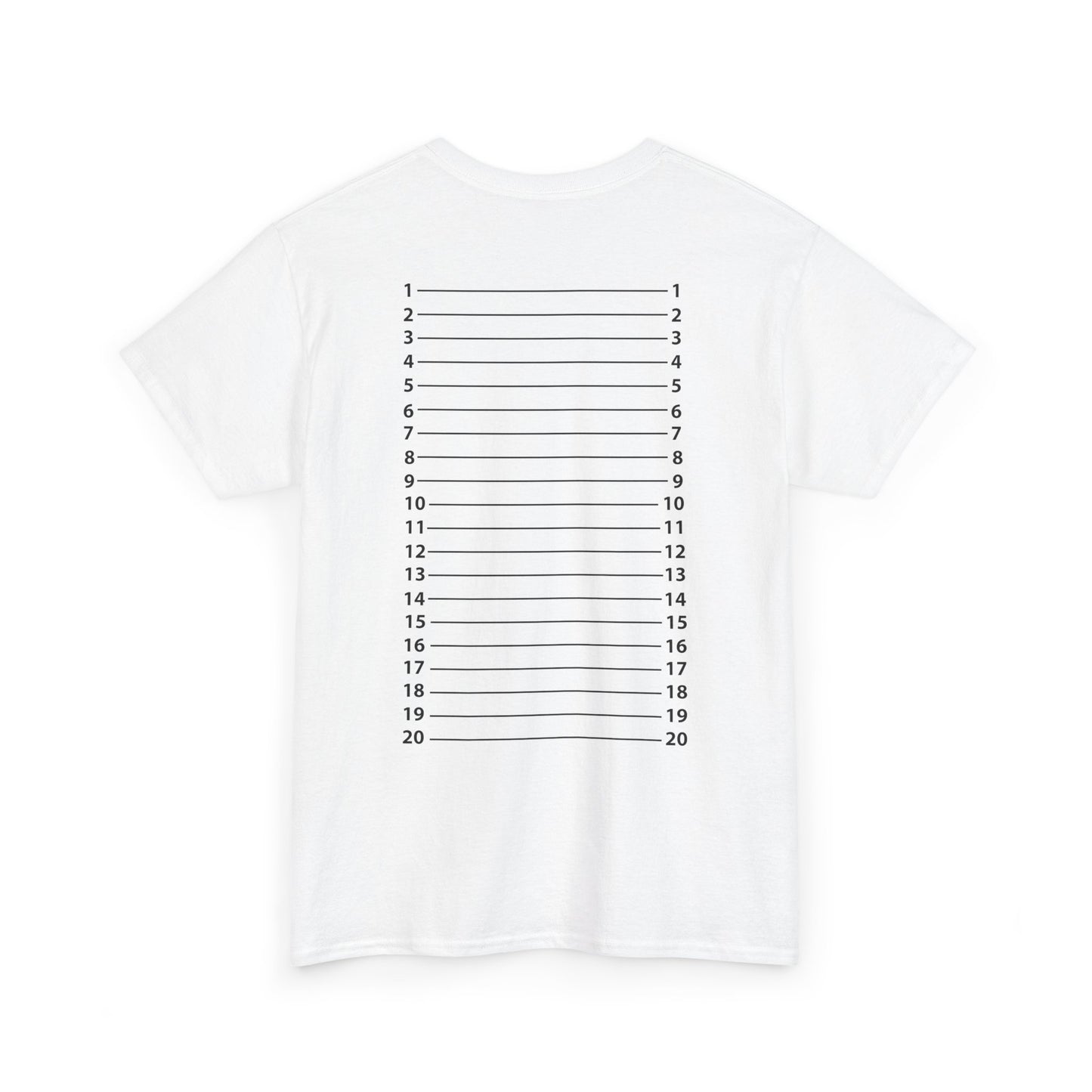 DN TRACK YOUR GROWTH TEE